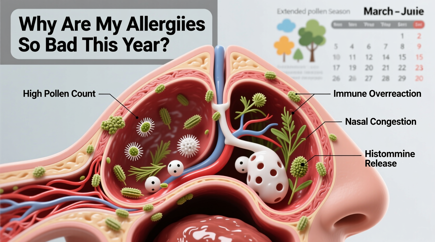 why are my pollen allergies so bad this year causes relief