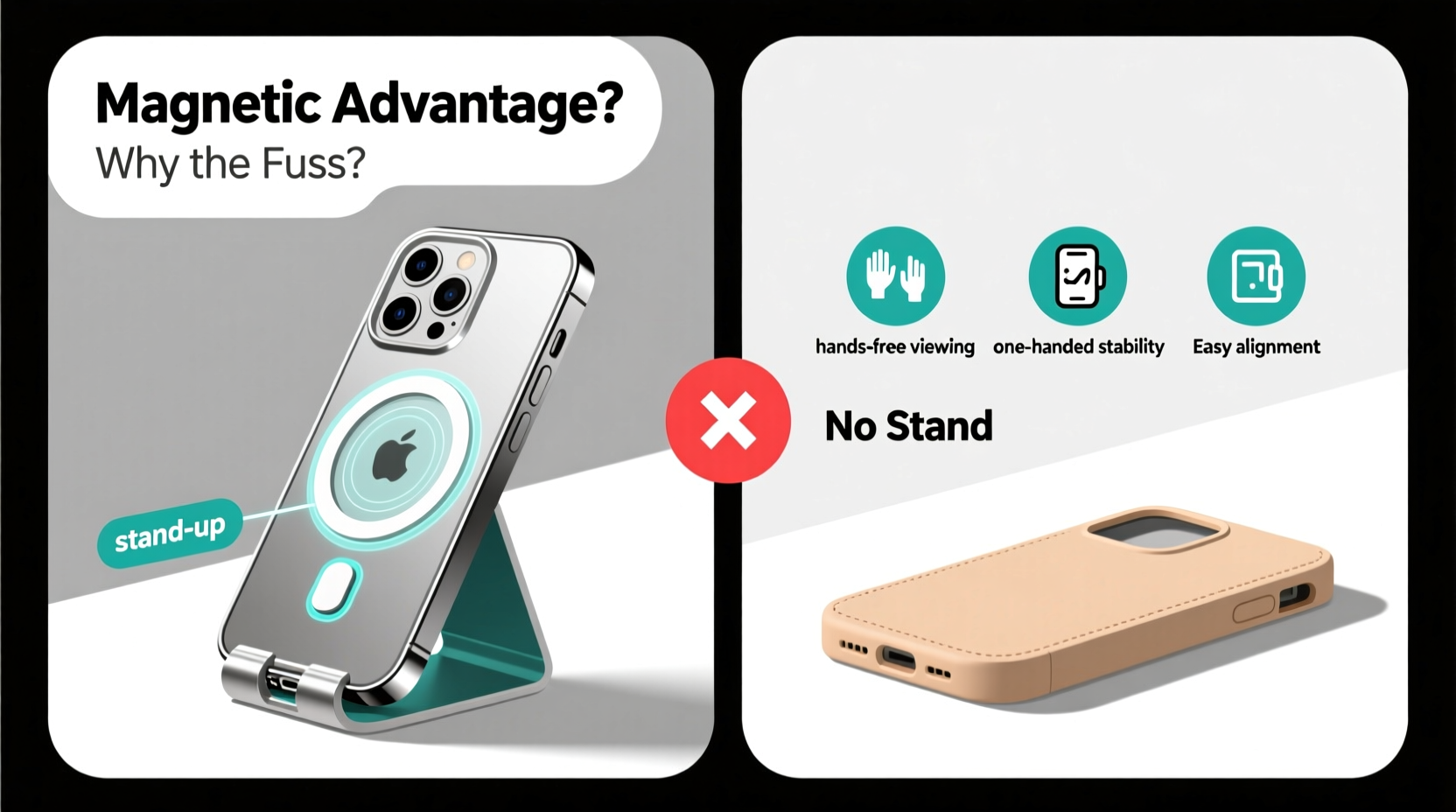 are magnetic phone cases with stands actually better than regular ones whats the fuss