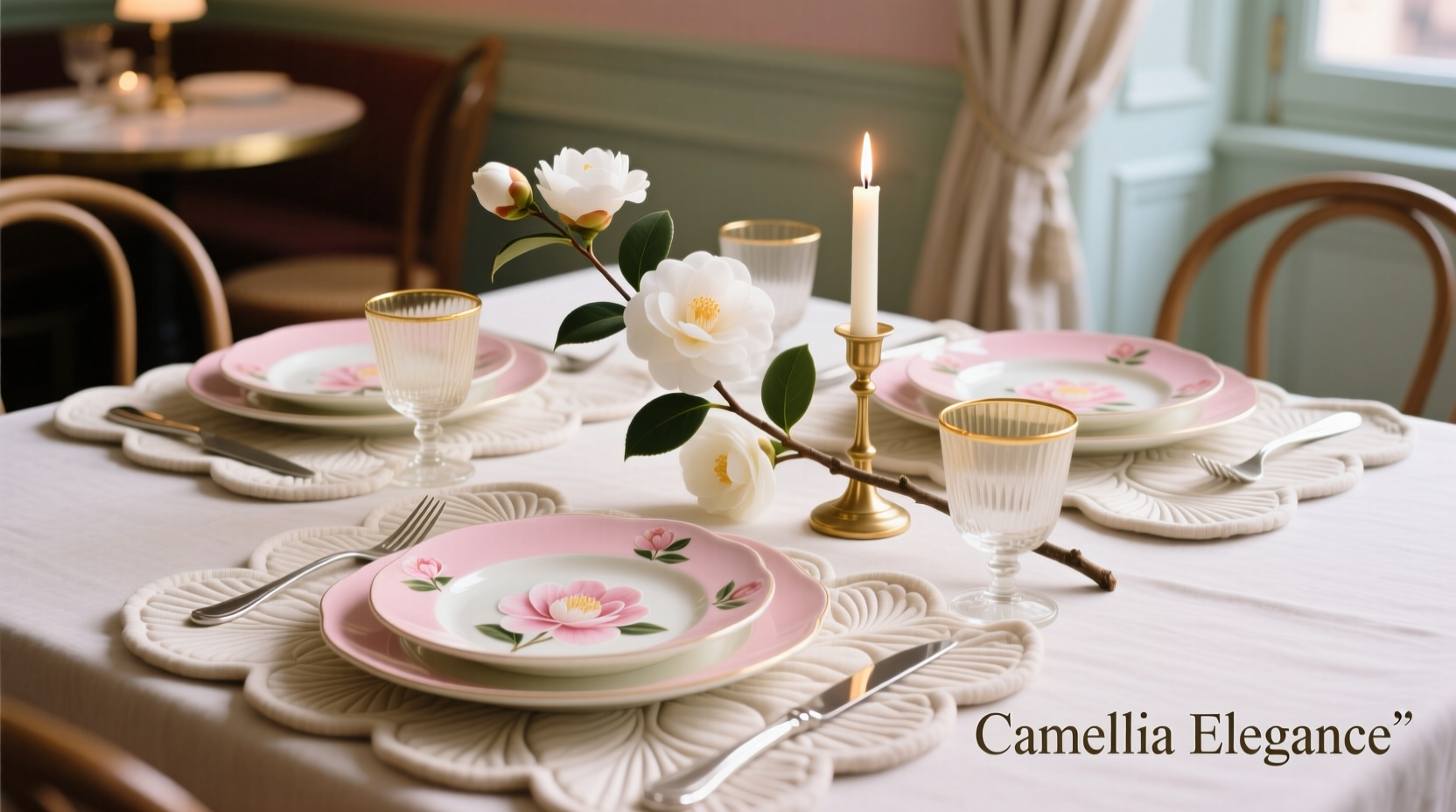 creative ways to style camellia dining mats for an elegant and inviting table setting