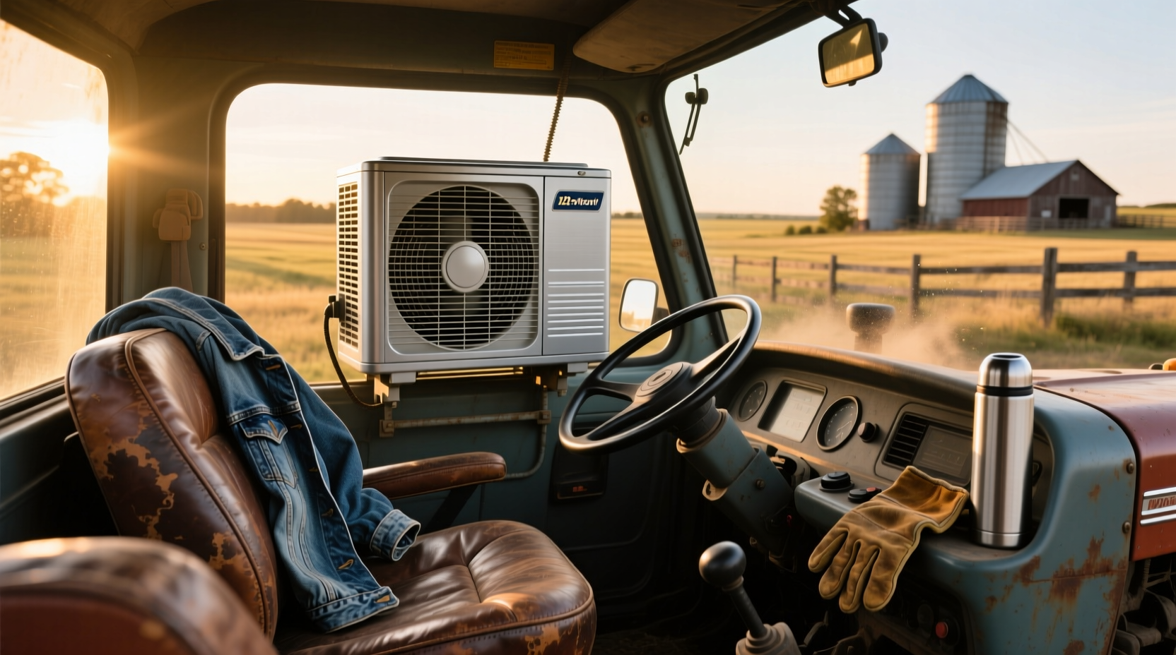 12v air conditioner for tractor cooling solutions