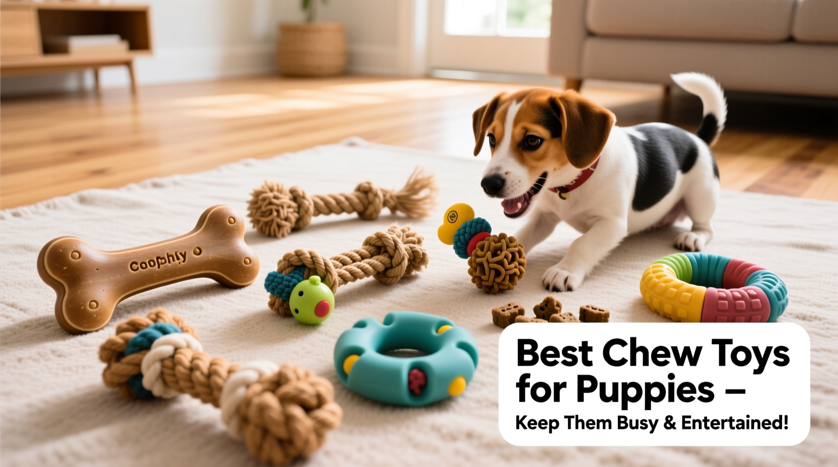 best chew toys for puppies to keep them busy and entertained