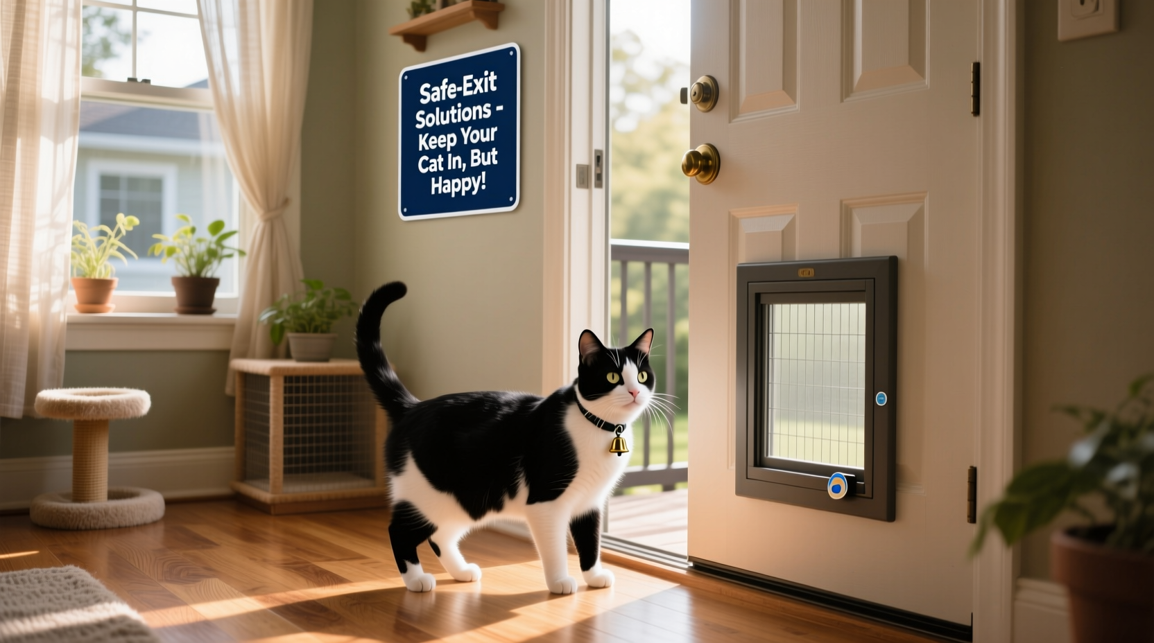 effective strategies to prevent your cat from escaping the house safely and comfortably