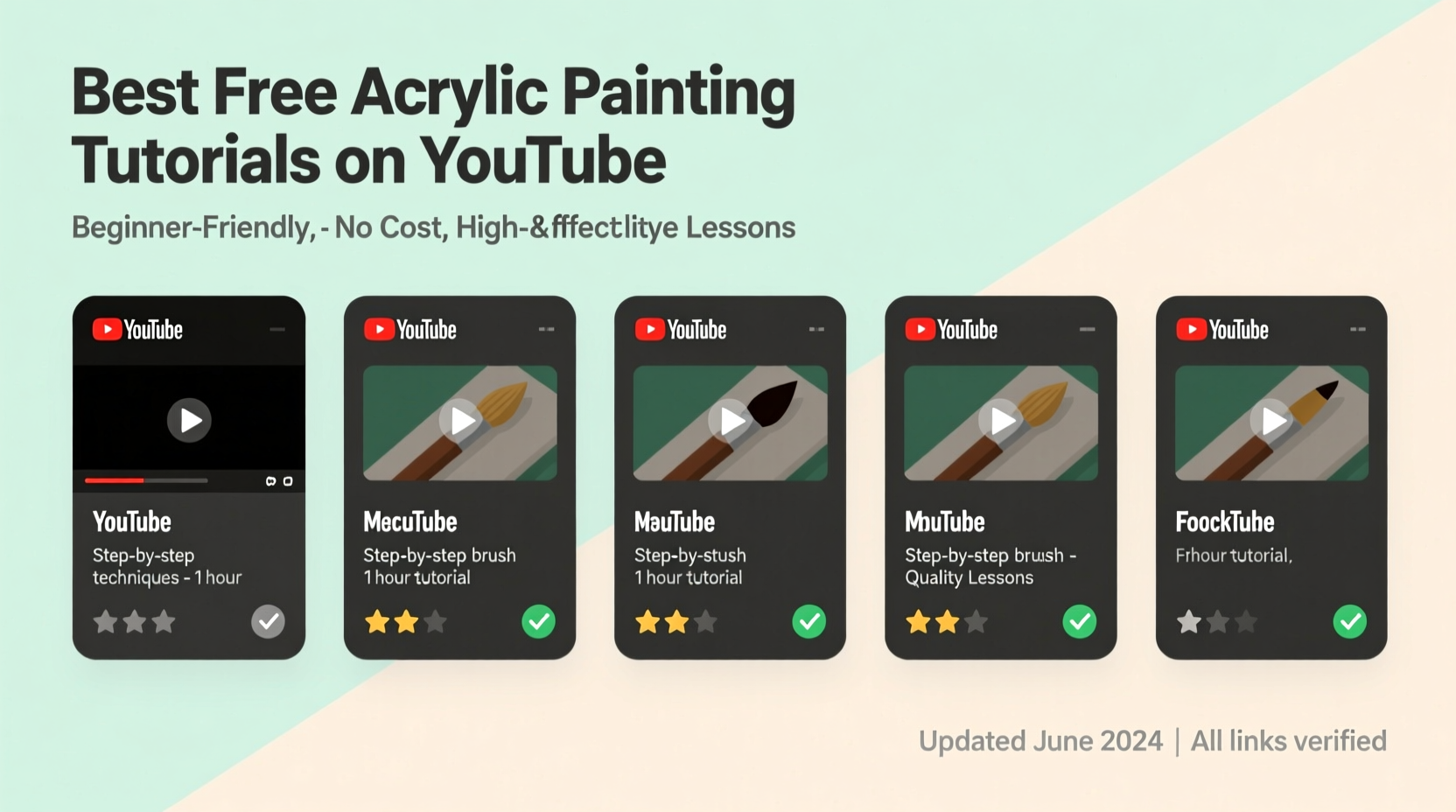 affordable guide to the best acrylic painting tutorials on youtube free