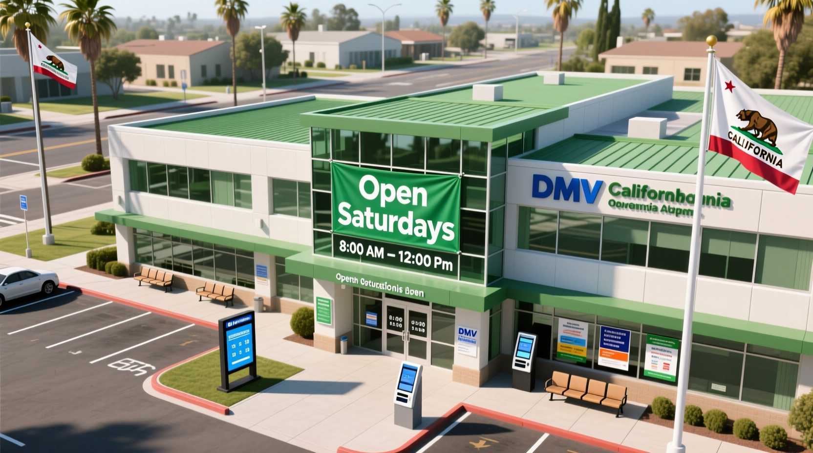 what dmv office is open on saturday in california