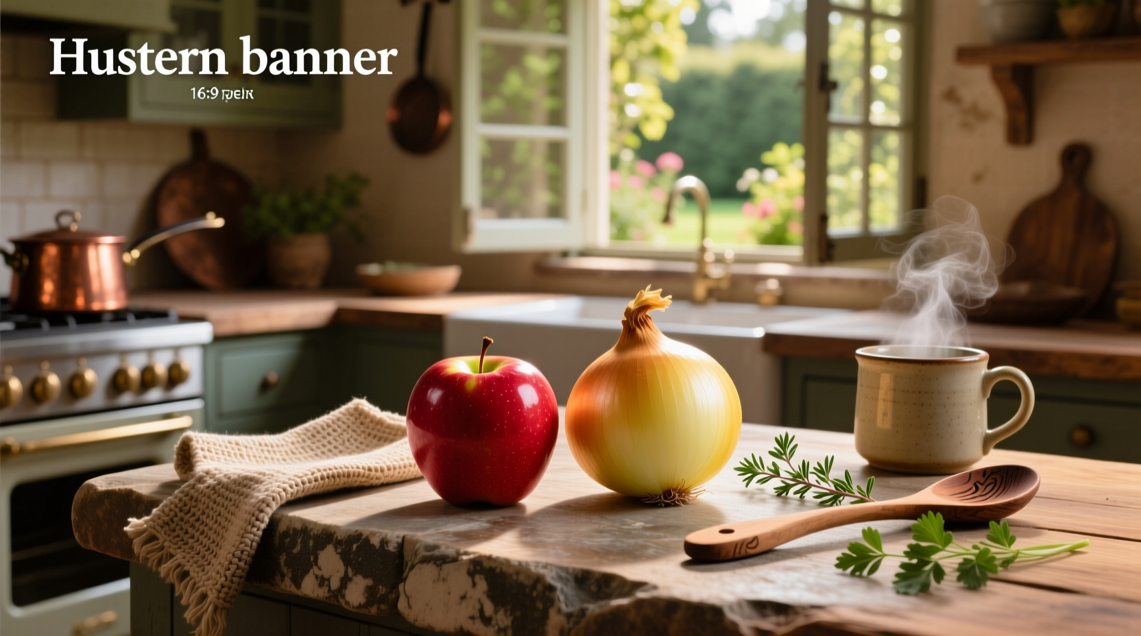 apple and onion in healthy cooking