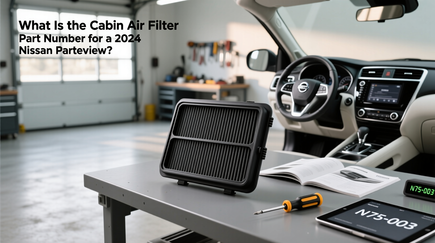 2024 Nissan Pathfinder Cabin Air Filter Guide