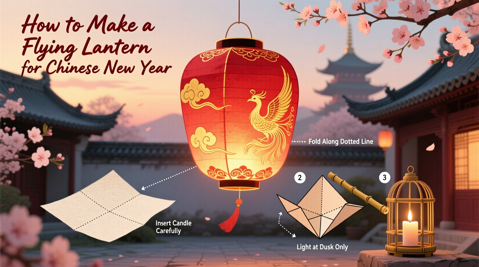 How to Make a Flying Lantern for Chinese New Year