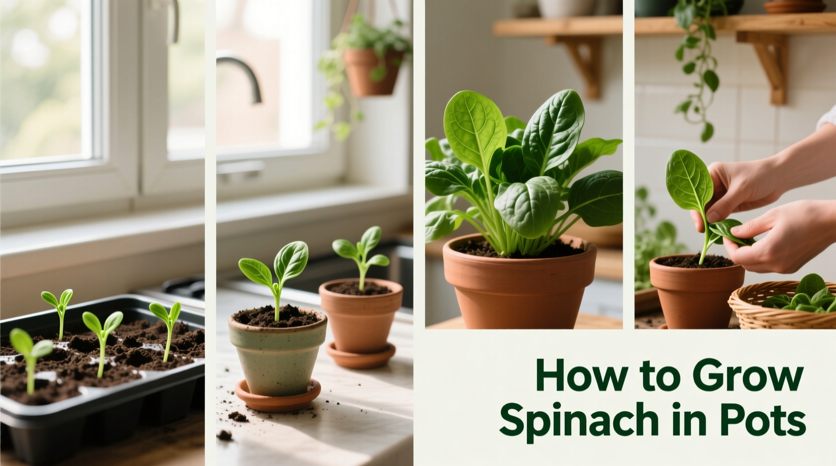 Growing Spinach in Pots: Complete Container Guide