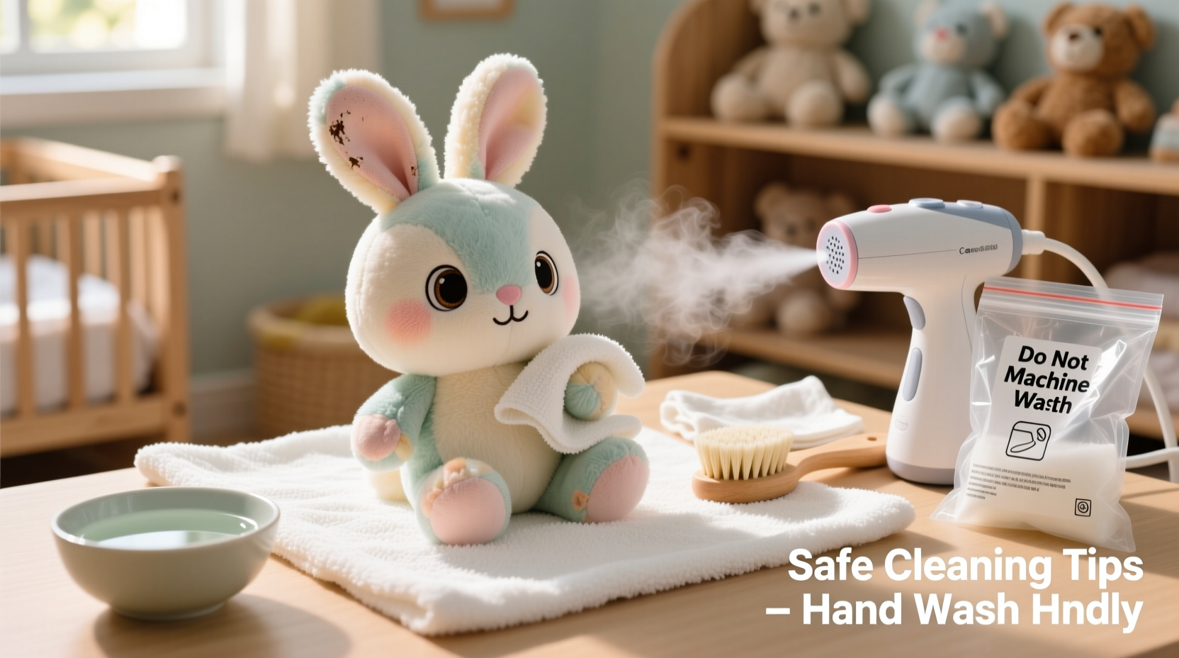 effective methods to safely clean and refresh your cartoon rabbit plush toy