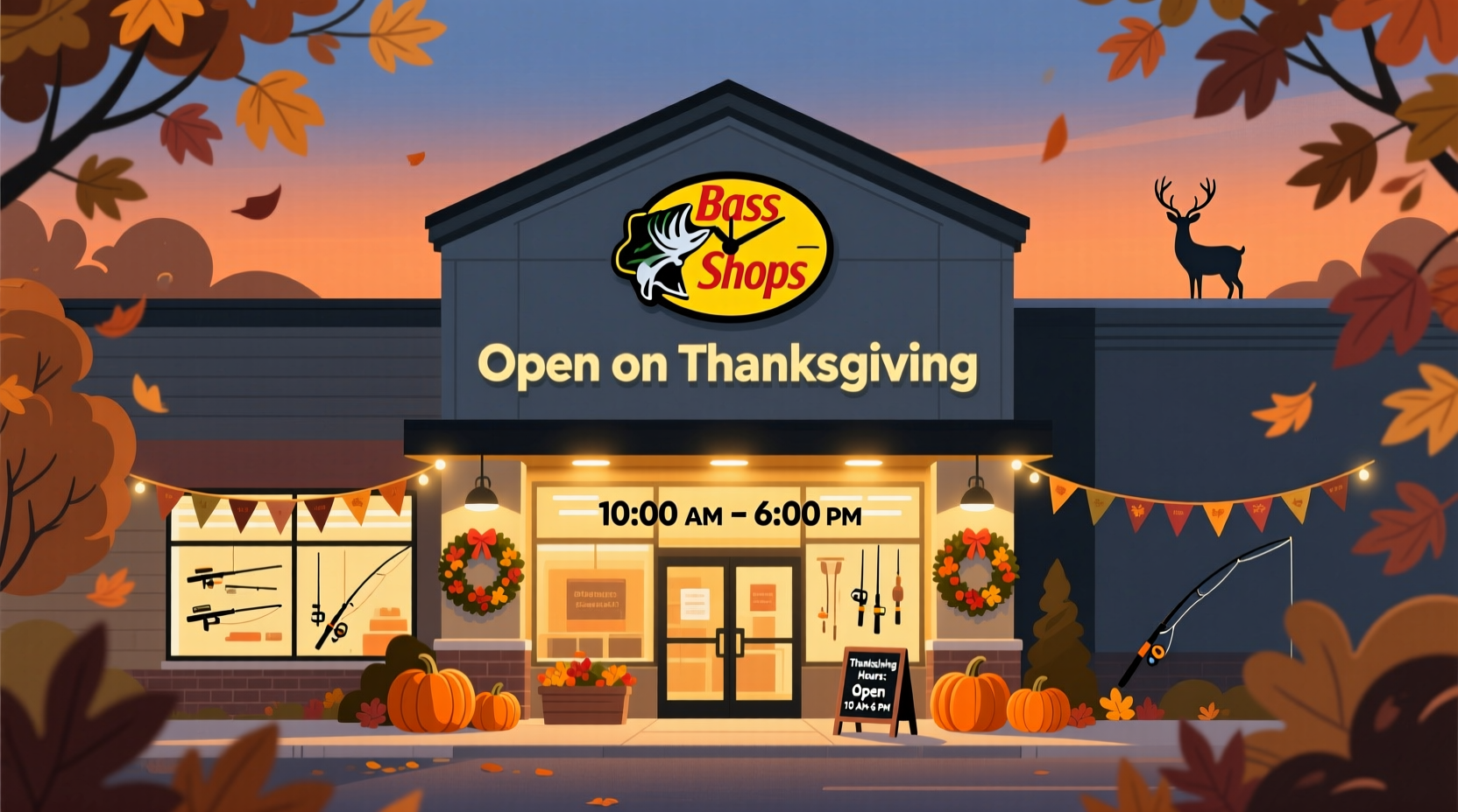 is basspro open on thanksgiving