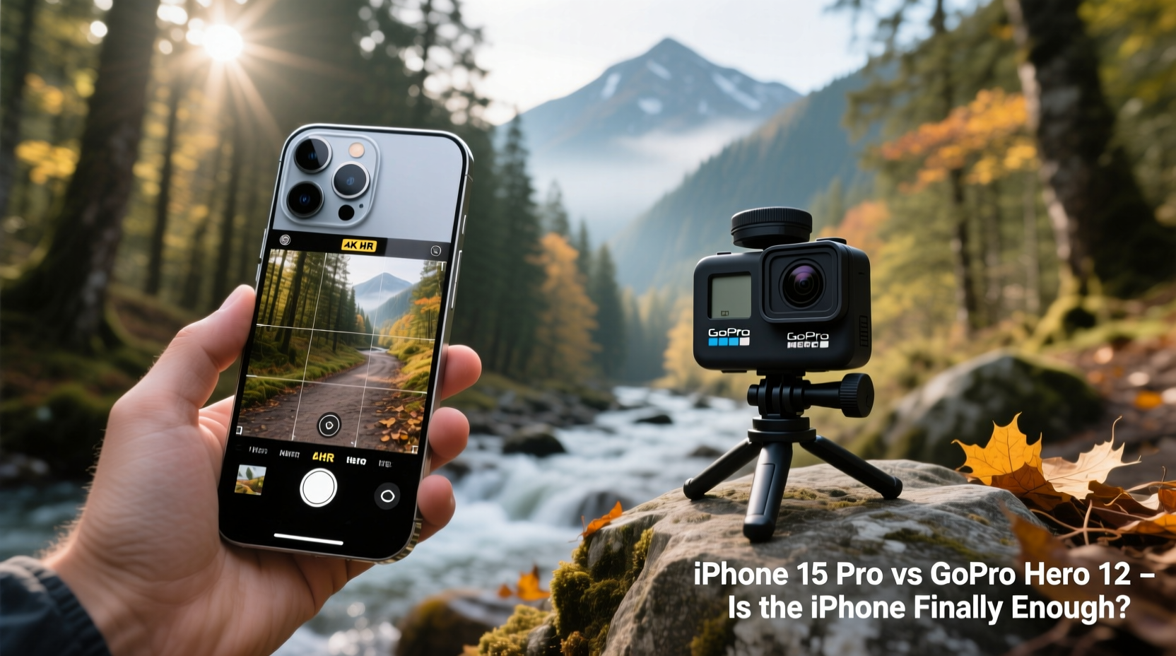 gopro 12 vs iphone 15 pro is the iphone finally good enough to ditch the action cam