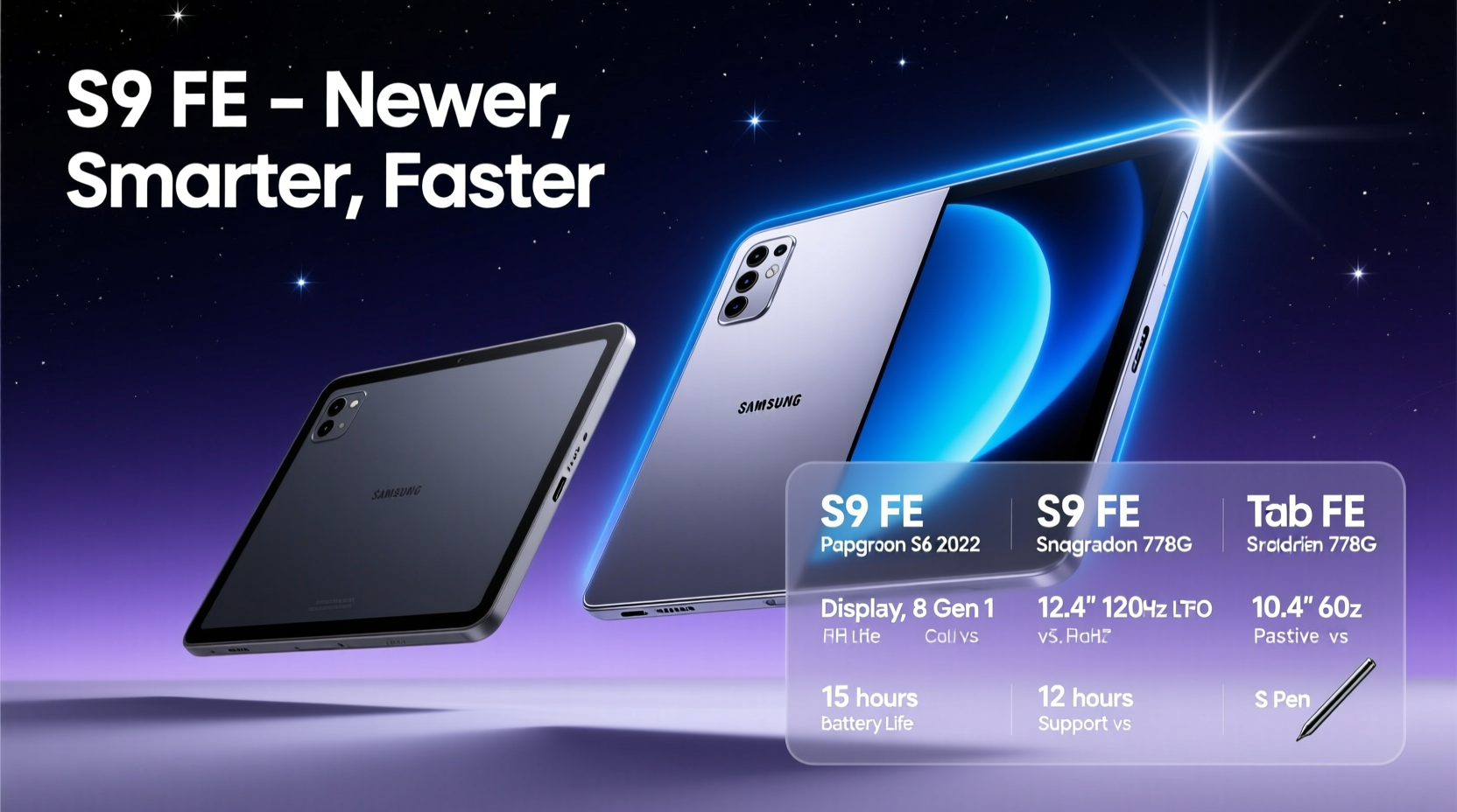 galaxy tab s6 lite 2022 vs s9 fe is the newer one really worth the upgrade