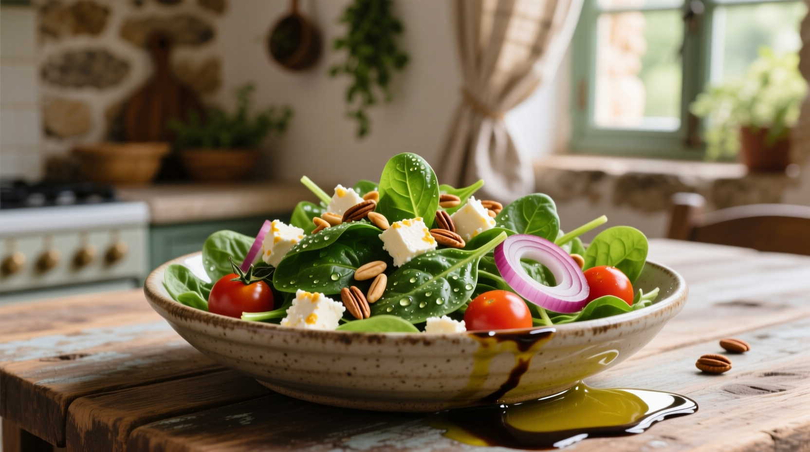 Perfect Spinach Feta Salad Recipe: Fresh Mediterranean Classic