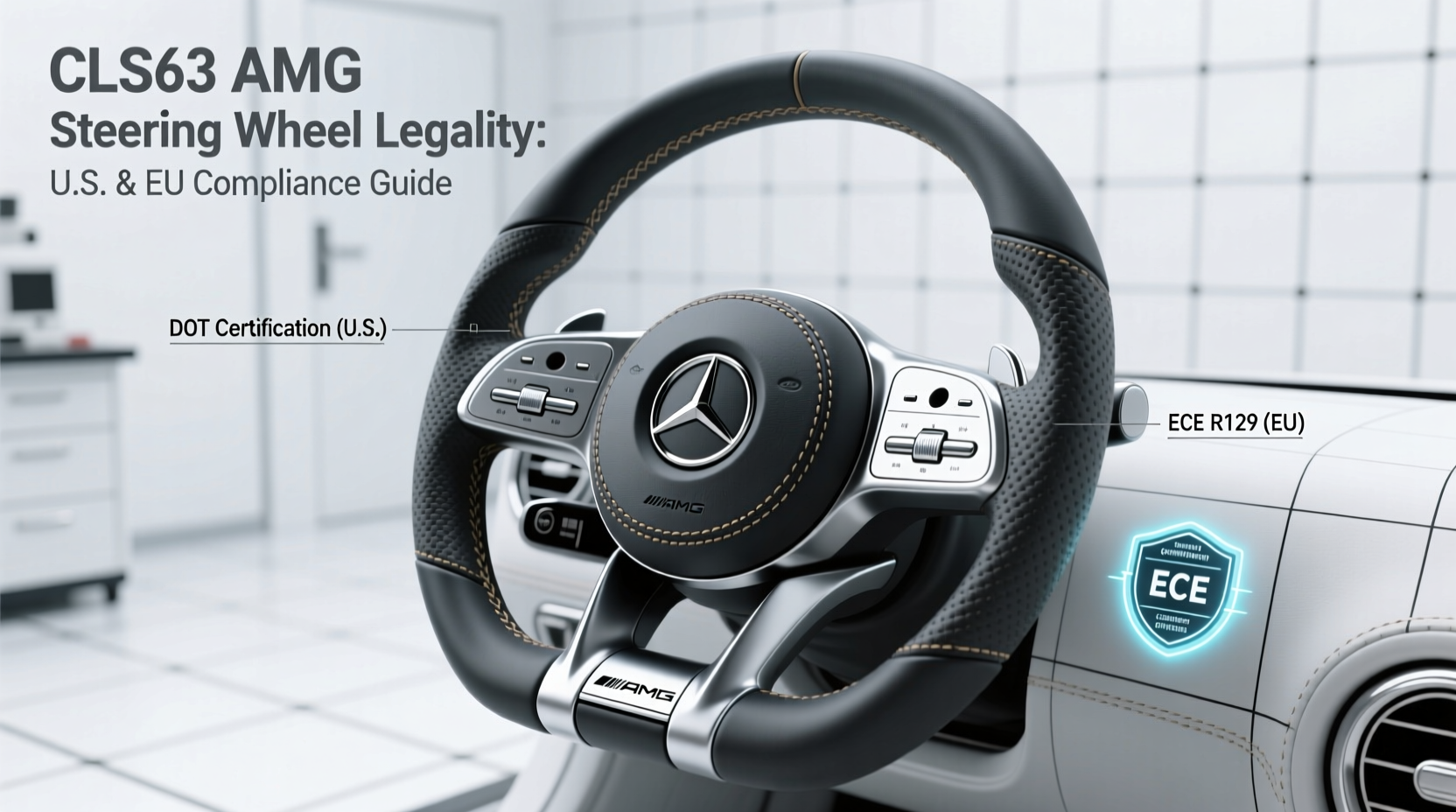 cls63amg steering wheel legality