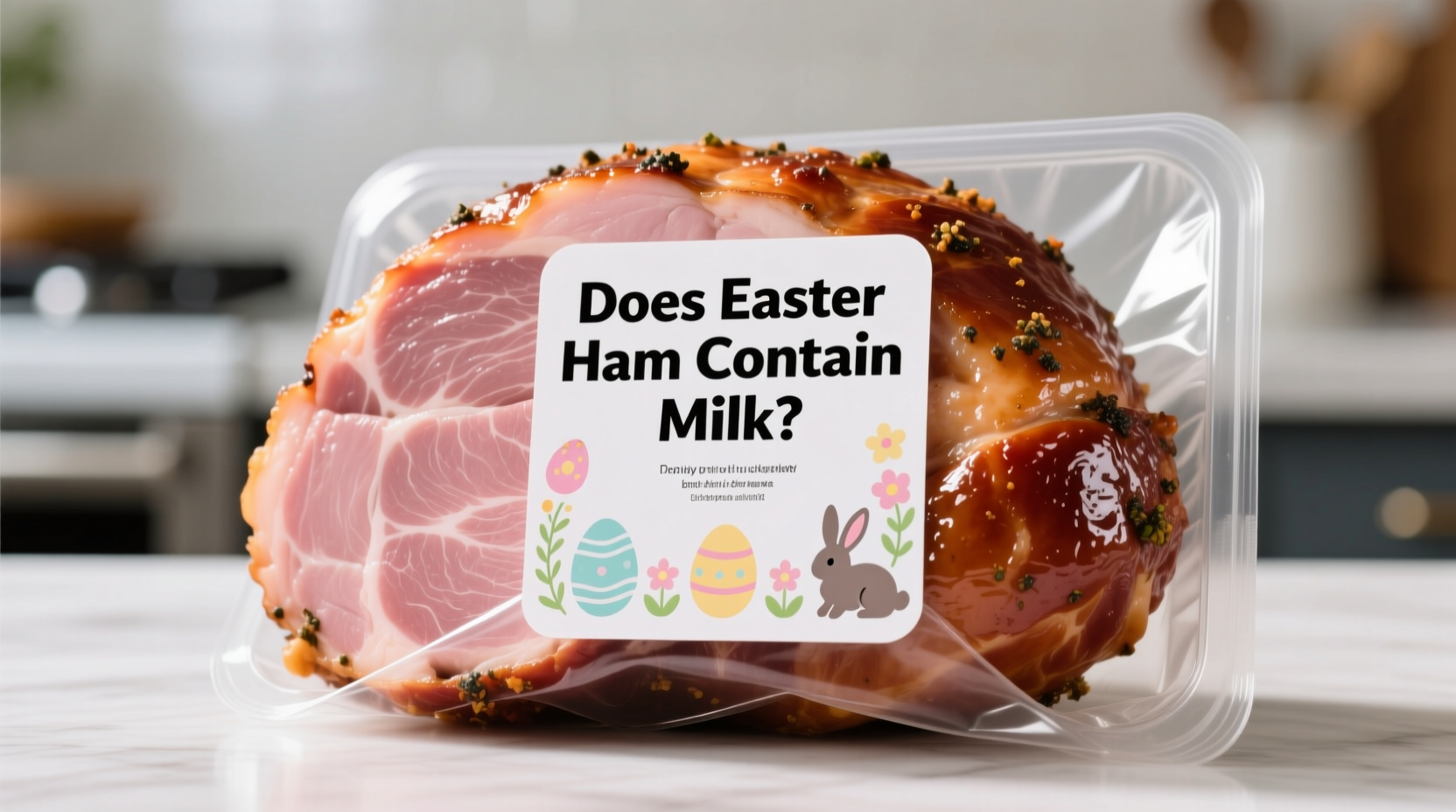 does easter ham have milk in it