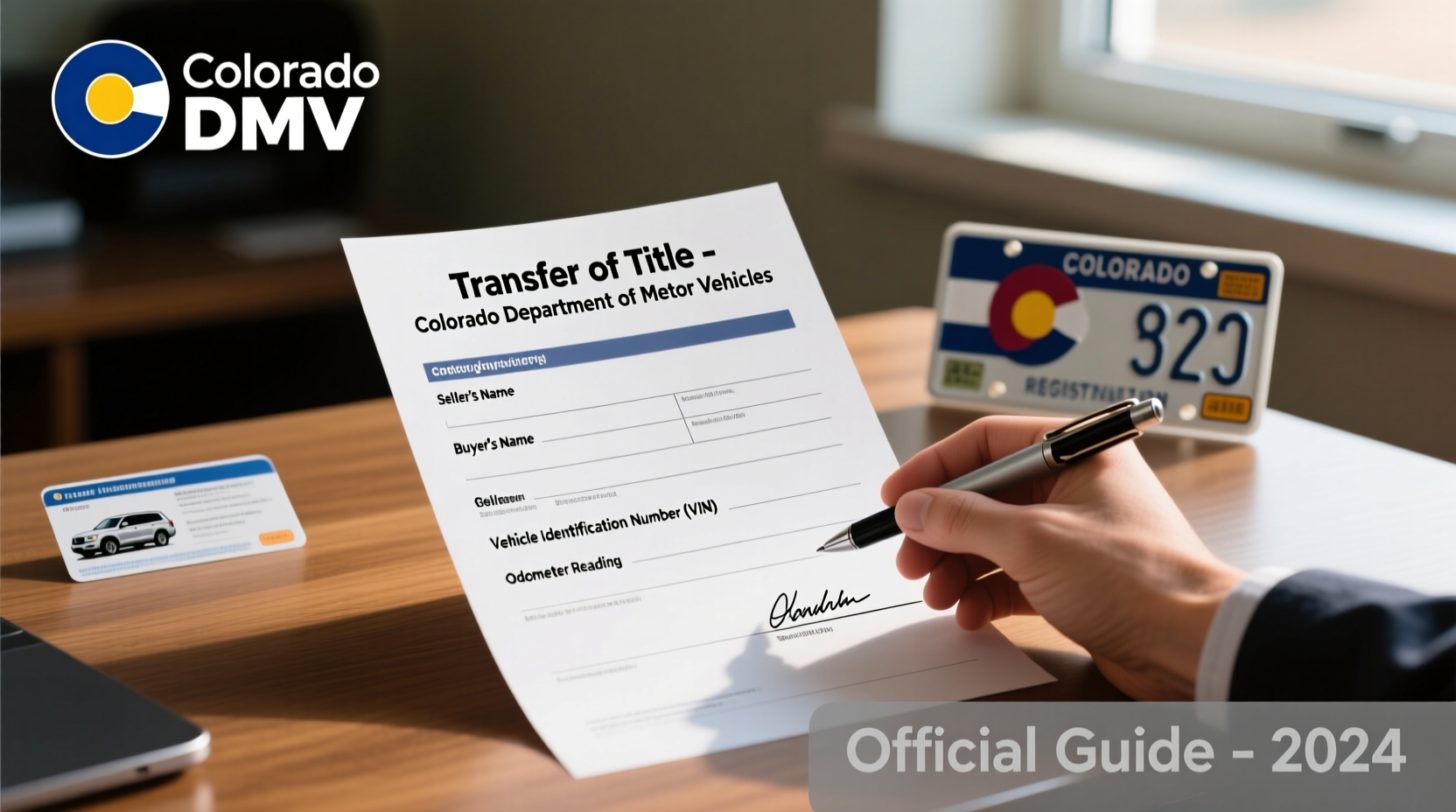 how do i transfer a car title in colorado