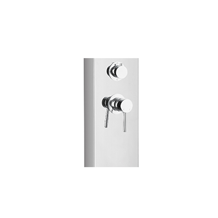functional thermostatic wall mounted bathroom shower mixer column panel parts