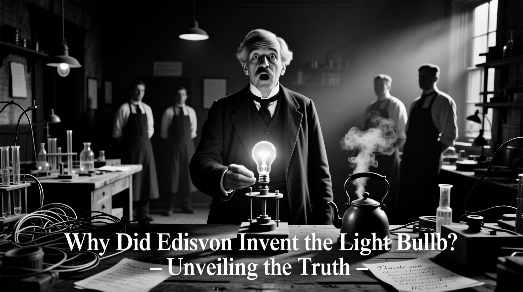why did edison invent the light bulb unveiling the truth