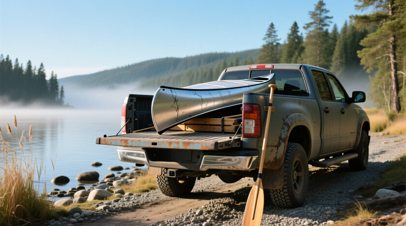 How to Carry a Canoe on a Pickup Truck: A Practical Guide