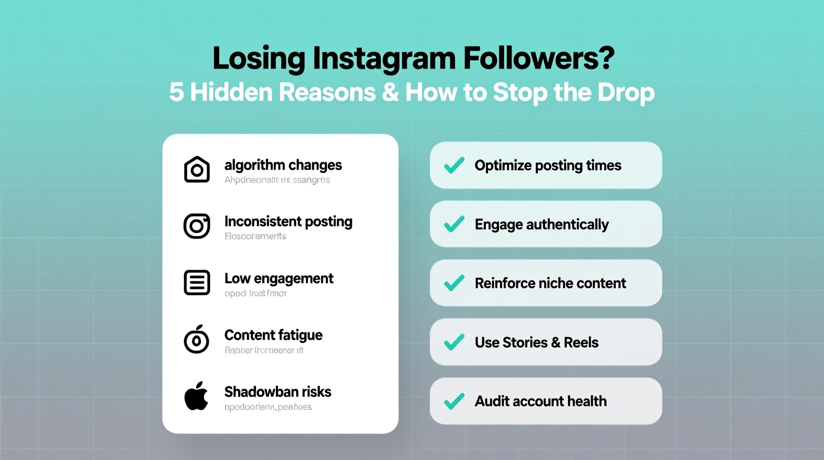 losing ig followers reasons why how to stop the drop