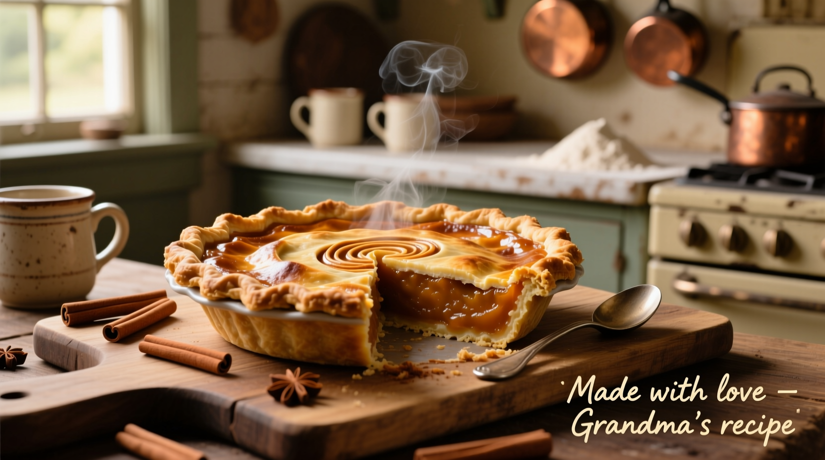 homemade sweet potato pie