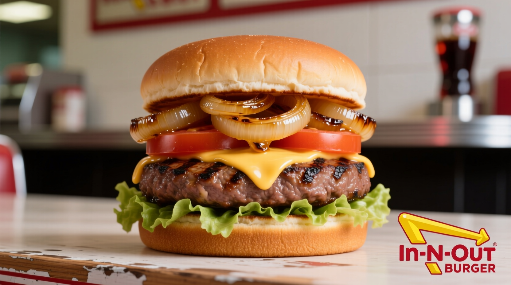 In-N-Out Cheeseburger Protein Style with Onion Explained