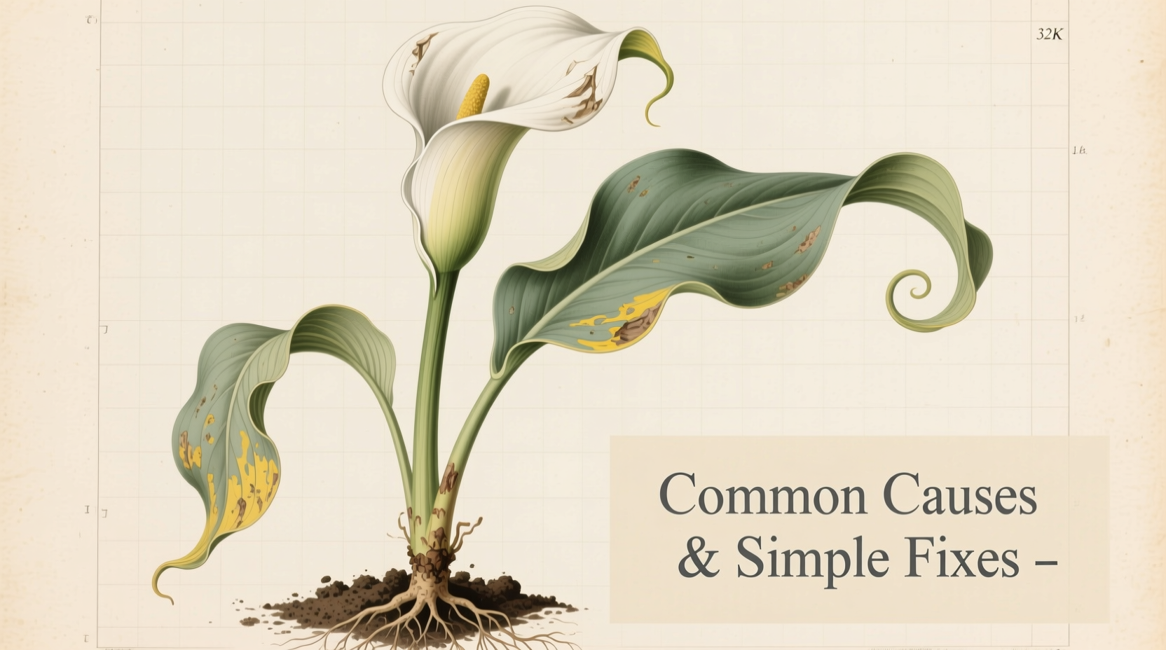 calla lily drooping common causes simple fixes