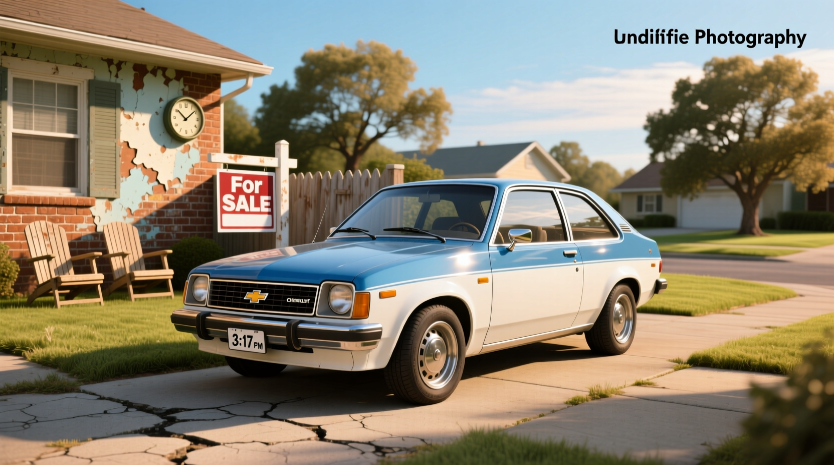 Chevrolet Chevette hatchback parked on quiet suburban street