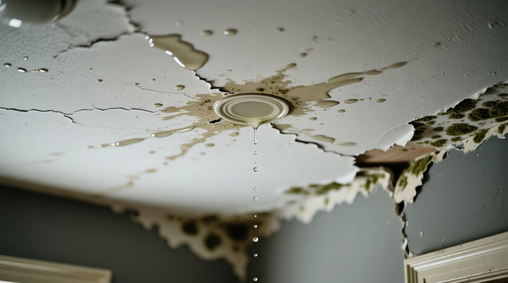 how to get rid of water stains from your ceiling