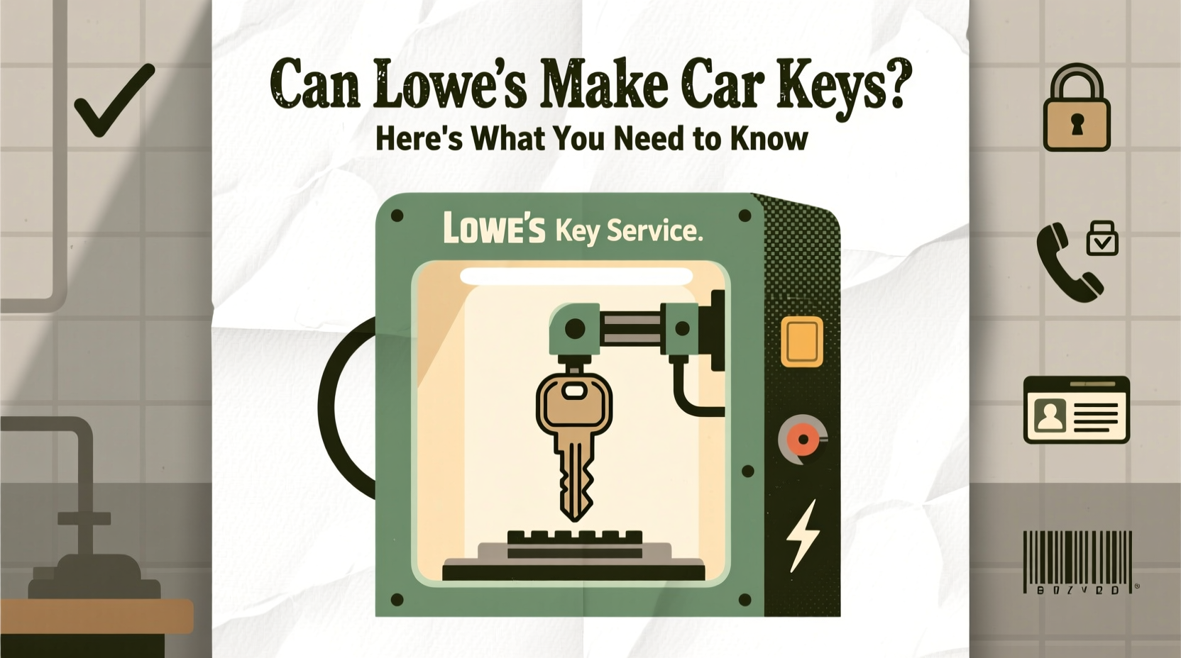 can lowes make car keys