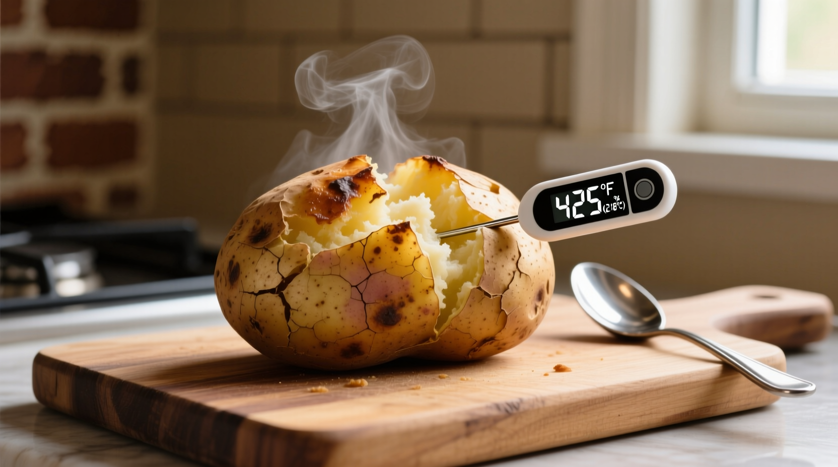 baked potato time and temp