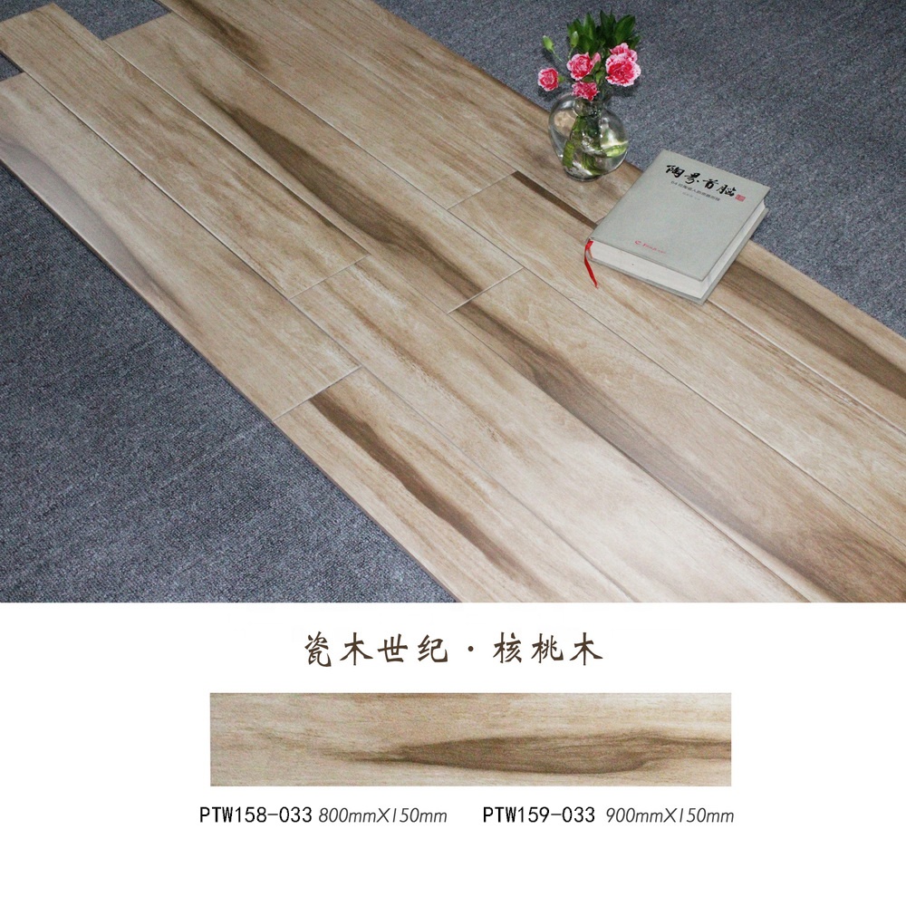 Imitation 150X800mm Flooring Wood Tile Ceramic