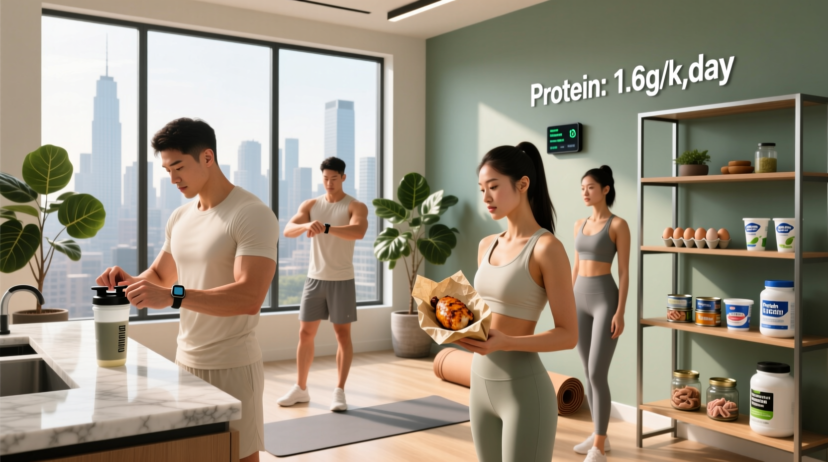 how much protein for fat loss muscle gain