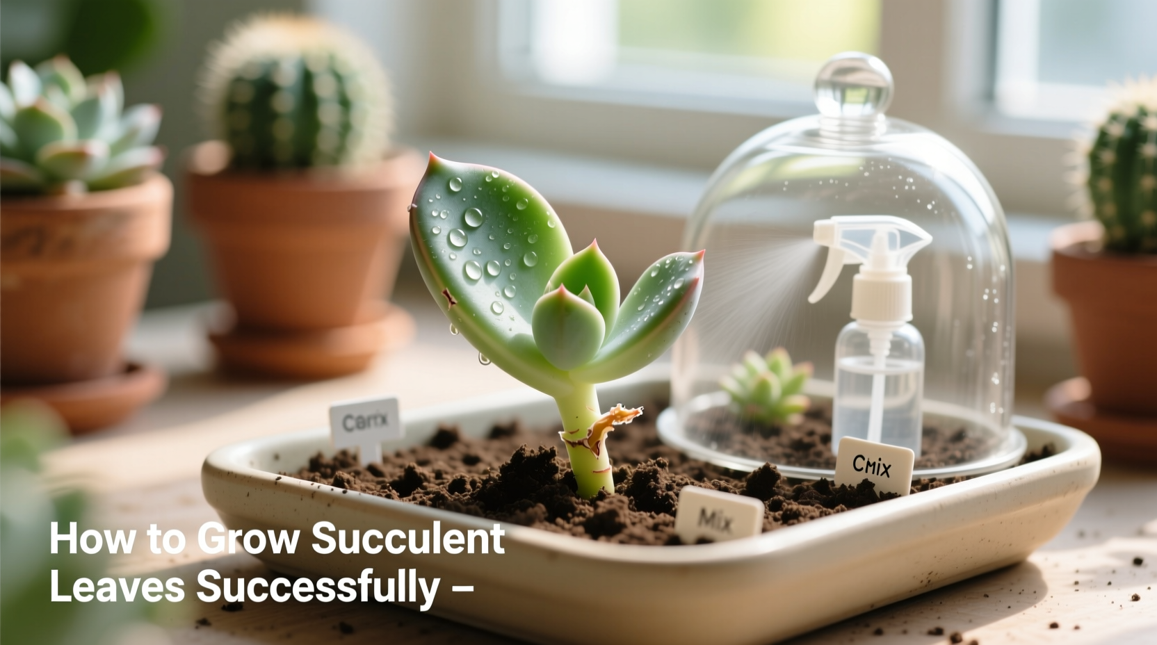 how to grow succulent leaves