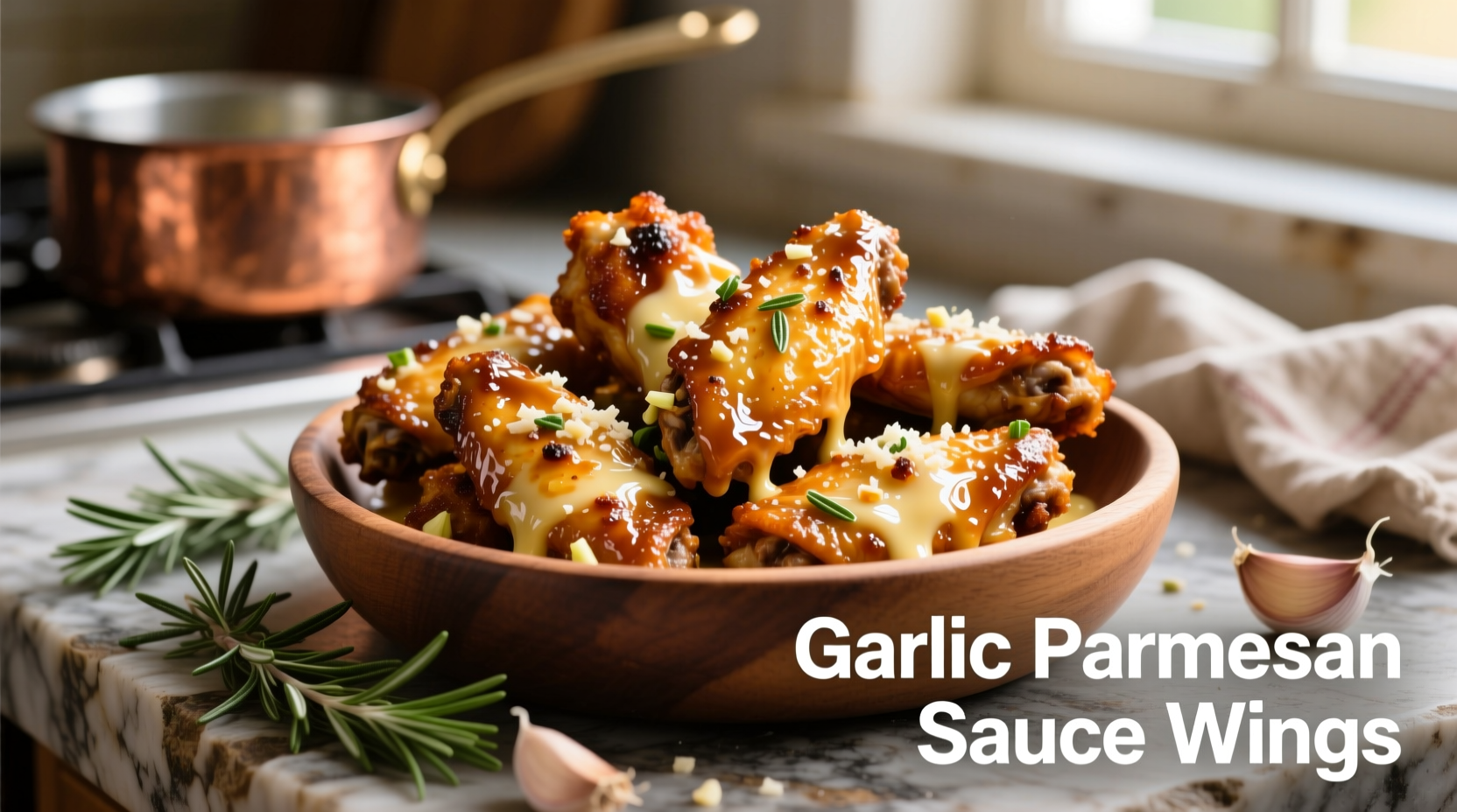 garlic parmesan sauce wings
