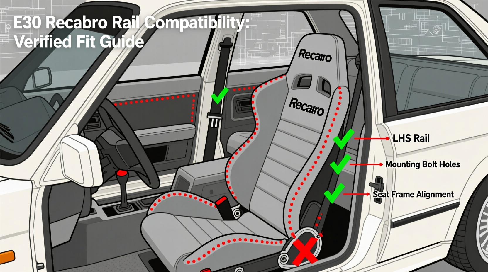 E30 Recaro Rail Compatibility: Verified Fit Guide