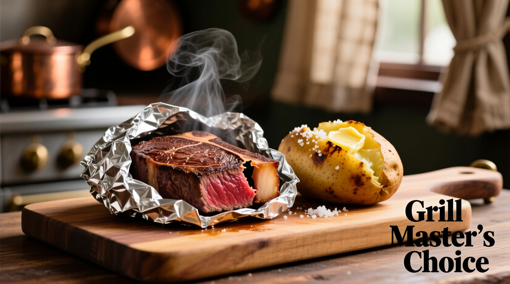 steak and potato foil pack
