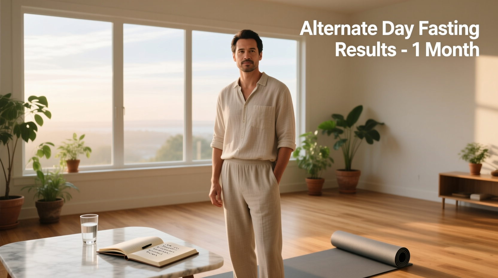 alternate day fasting results after 1 month