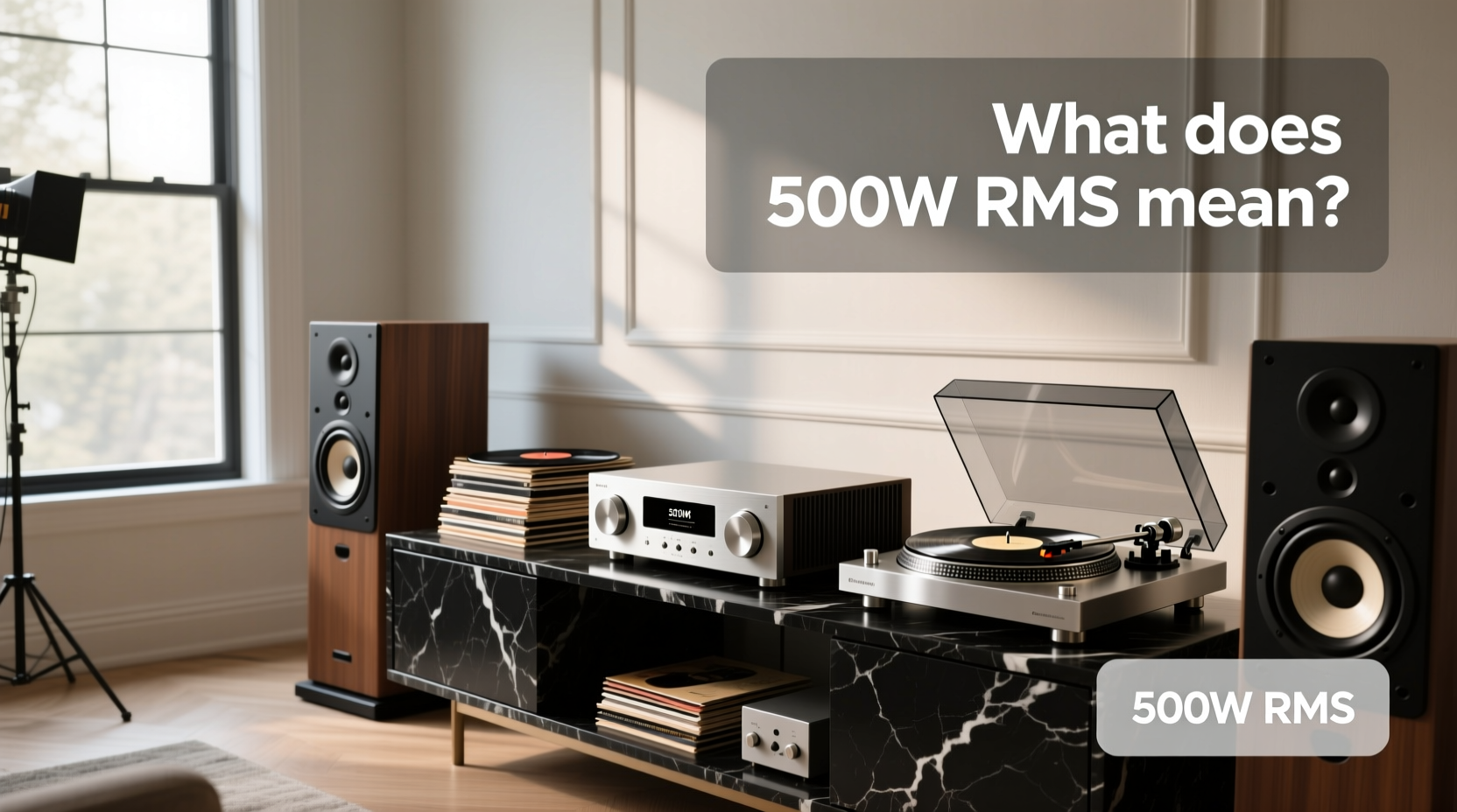 How to Choose 500 RMS Amplifier, What Does 500W RMS Mean? Guide