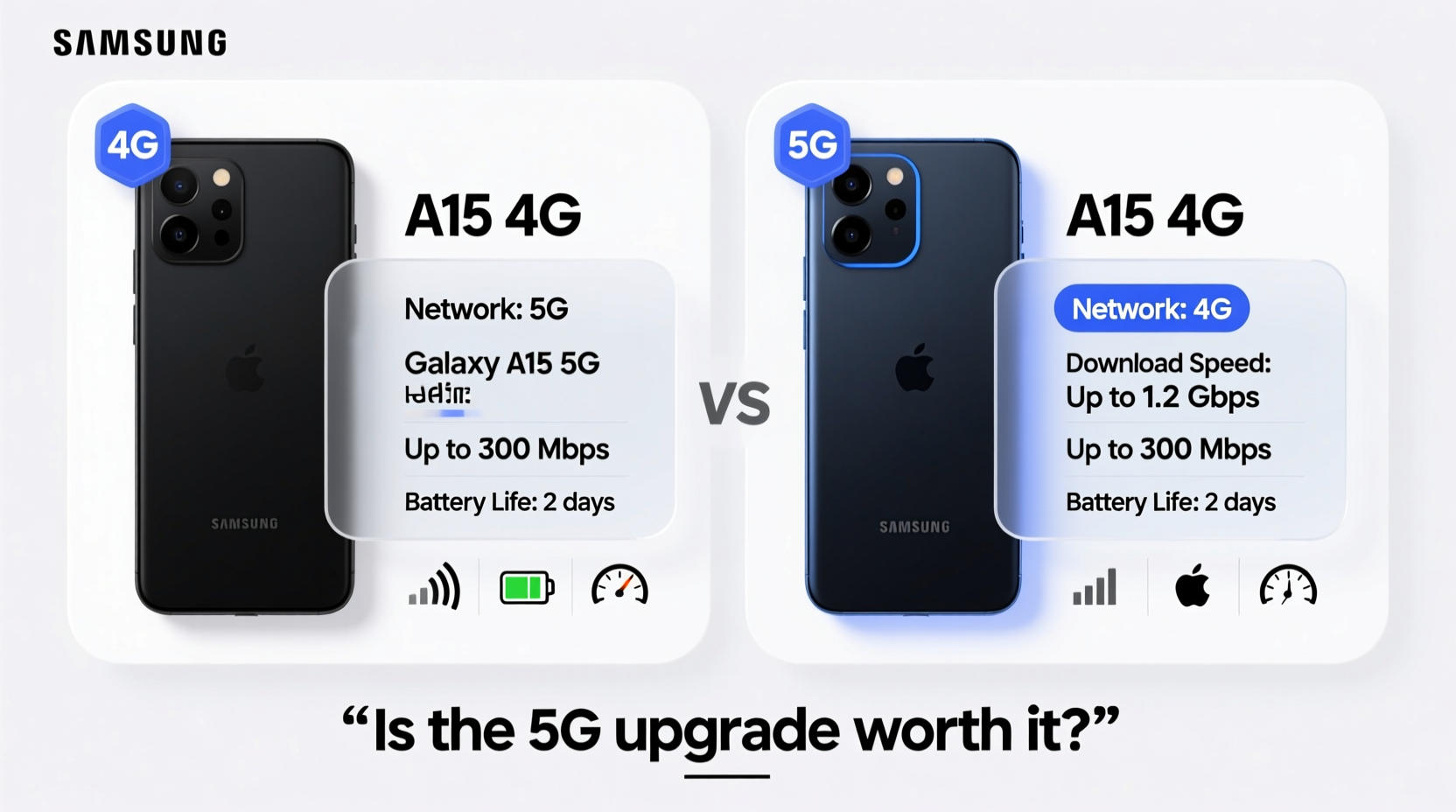 samsung a15 5g vs a15 4g is the 5g upgrade worth it