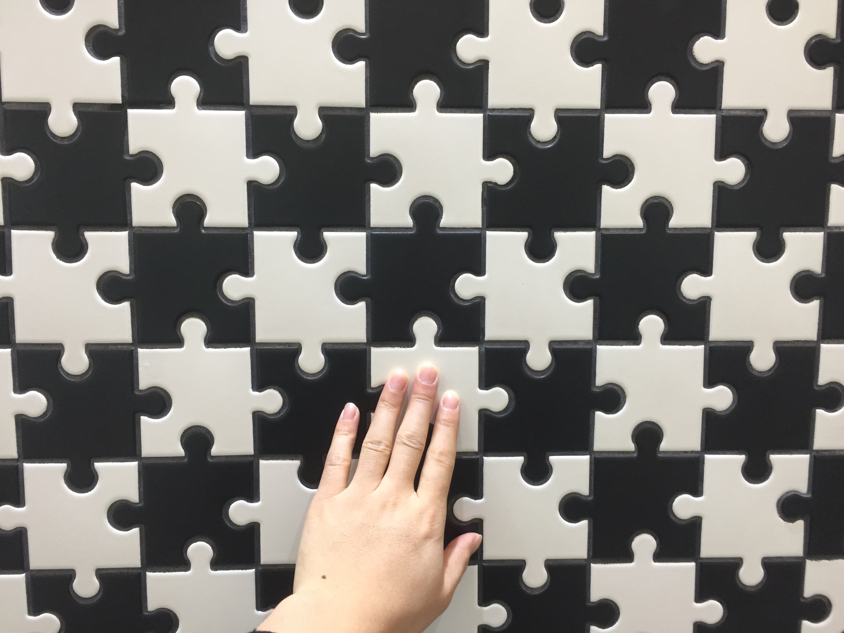 Puzzle Mosaic Jigsaw Wall Decoration Ceramic Mosaics Tetris Ceramic Floor and Wall Tiles