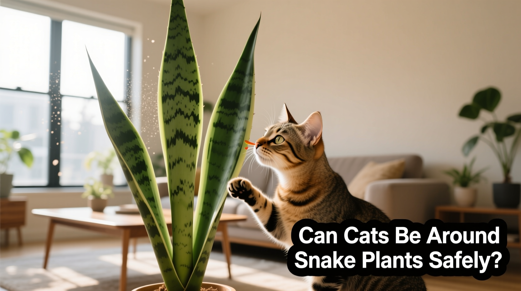 Can Cats Be Around Snake Plants Safely?