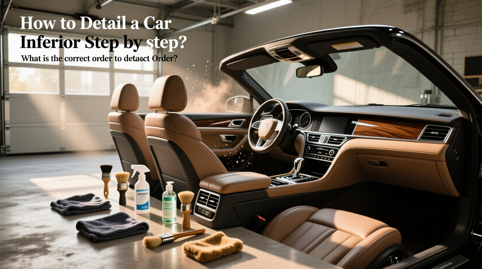 How to Detail a Car Interior Step by Step Guide