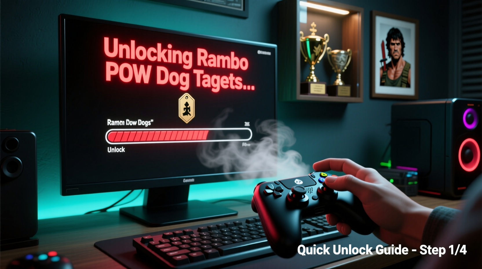 how to unlock rambo pow dog tags quickly a step by step guide for gamers