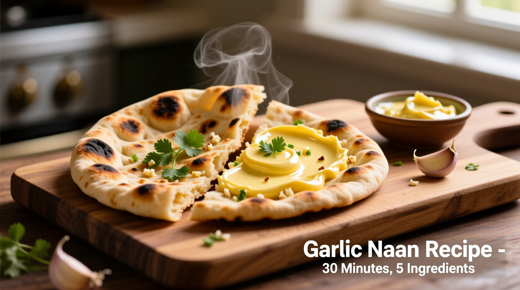 garlic naan bread recipe