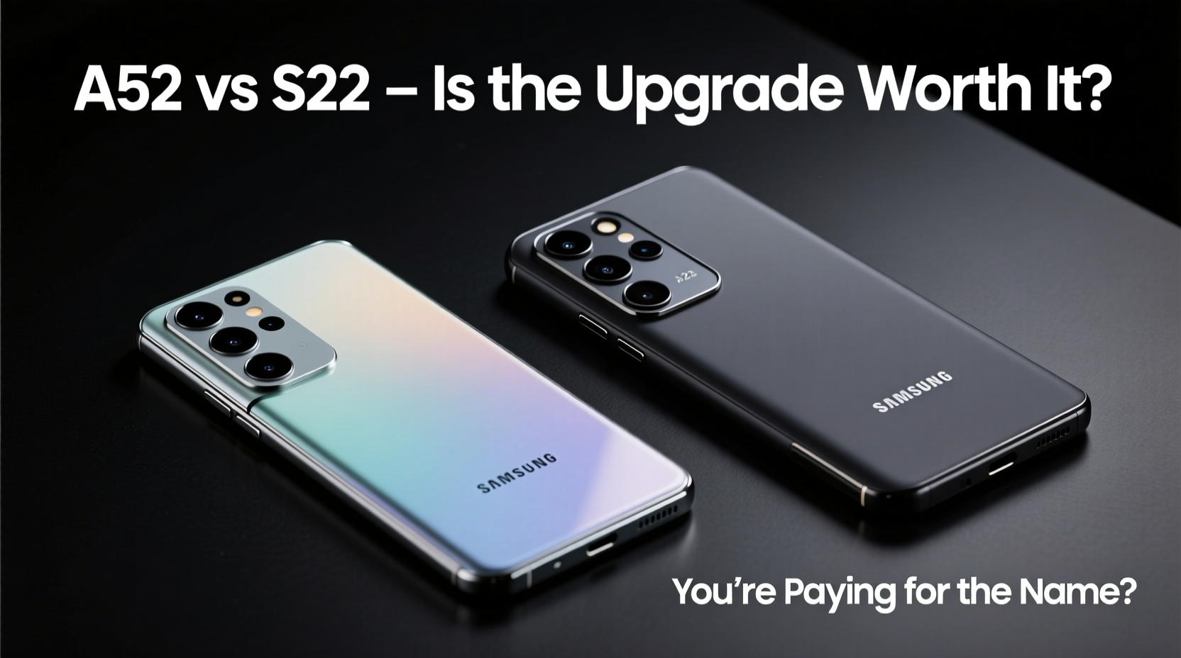 samsung a52 vs s23 is it worth upgrading or are you just paying for the name