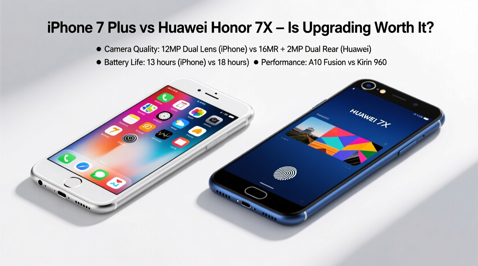 iphone 7 plus vs huawei honor 7x was upgrading really worth it