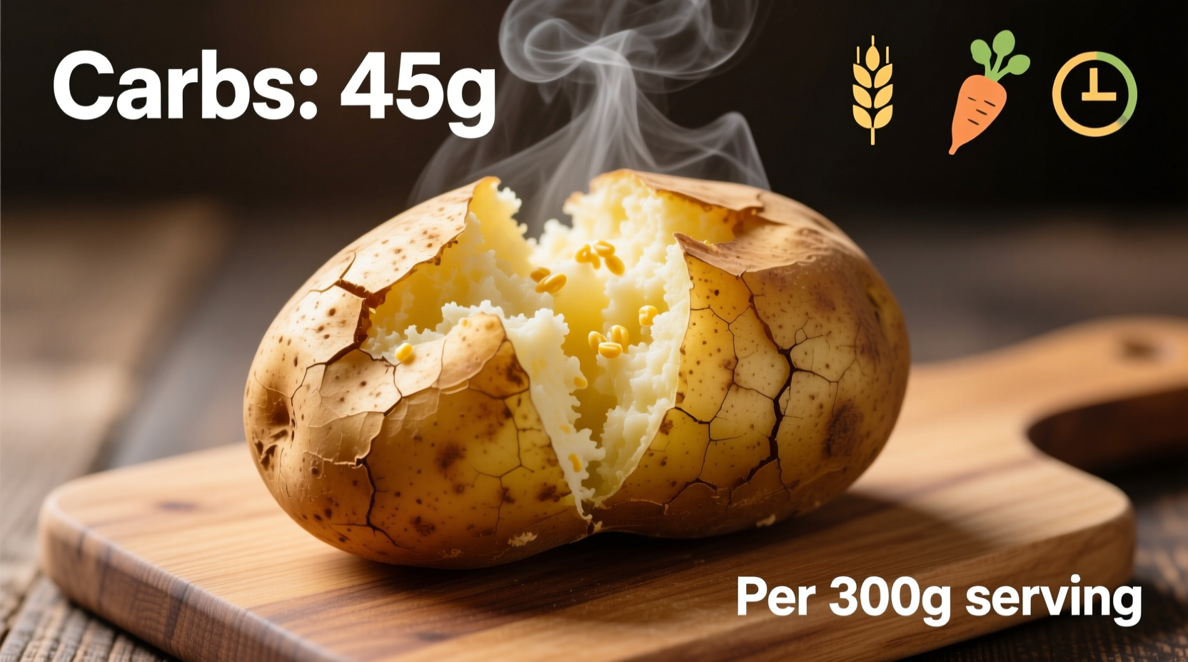 Carbs in Large Baked Potato: Exact Count & Nutrition Facts