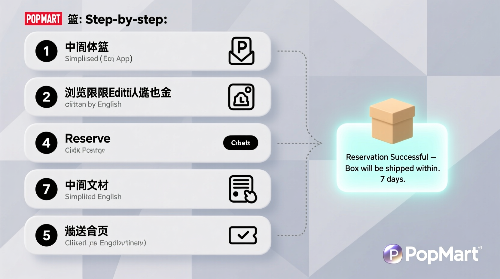 how to reserve a box on popmart