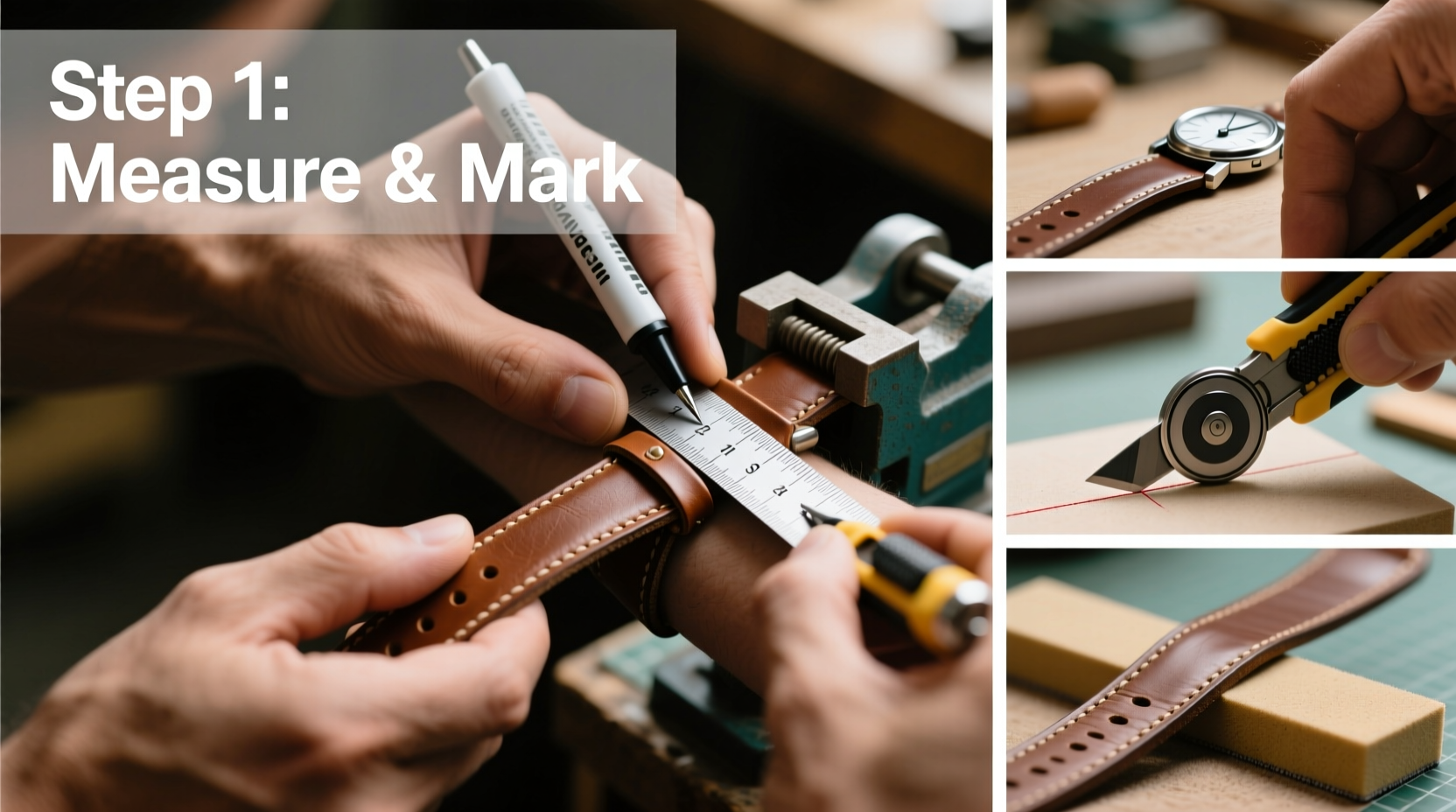 how to cut a watch strap precisely step by step guide for a perfect fit